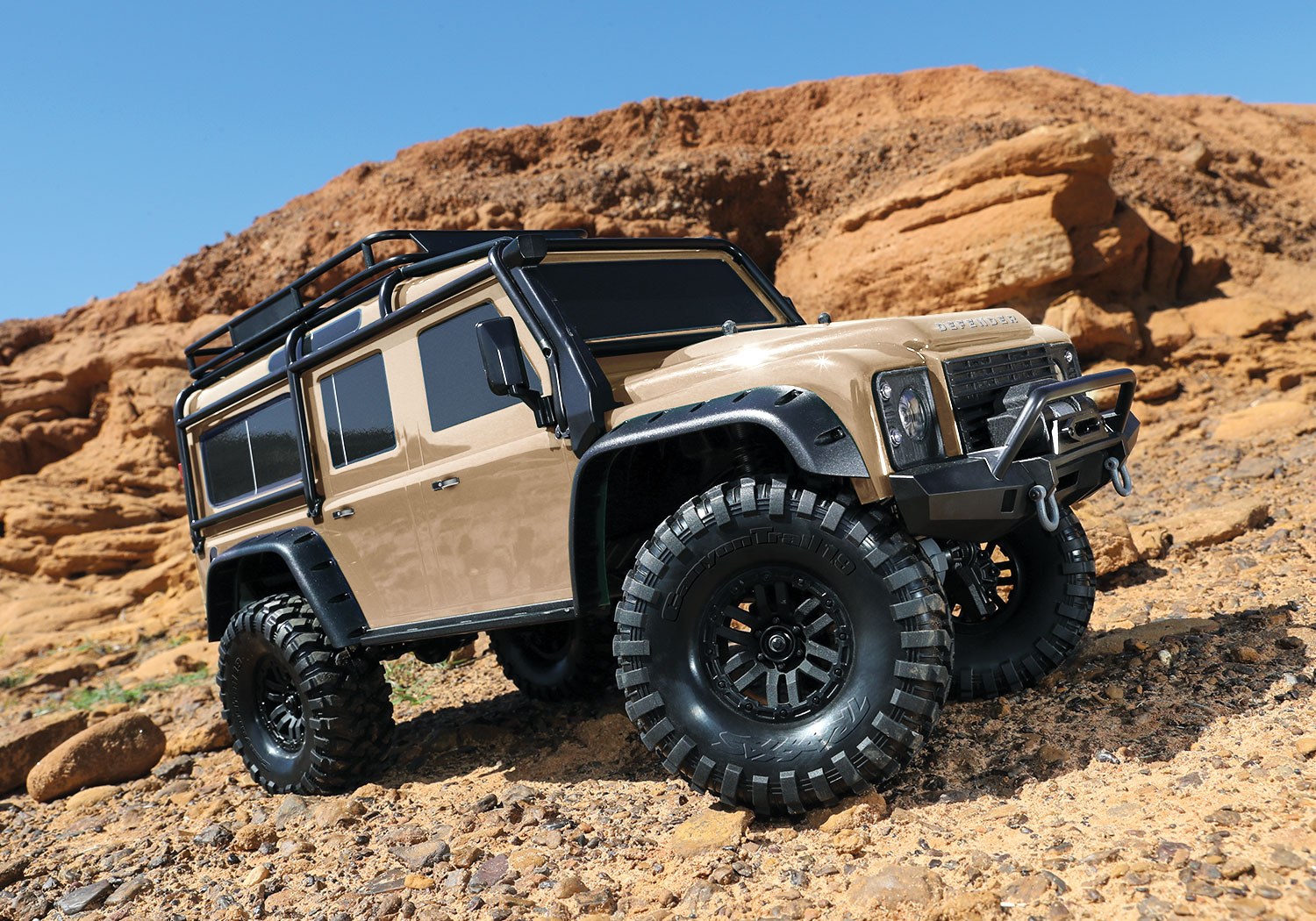 Радиоуправляемая машина TRX-4 1:10 Land Rover 4WD Scale and Trail Crawler  SAND TRA82056-4-SAND Купить с доставкой